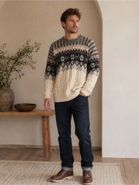 🏔️ Alafoss 100% Wool (Icelandic) Sweater - mens XL - VINTAGE